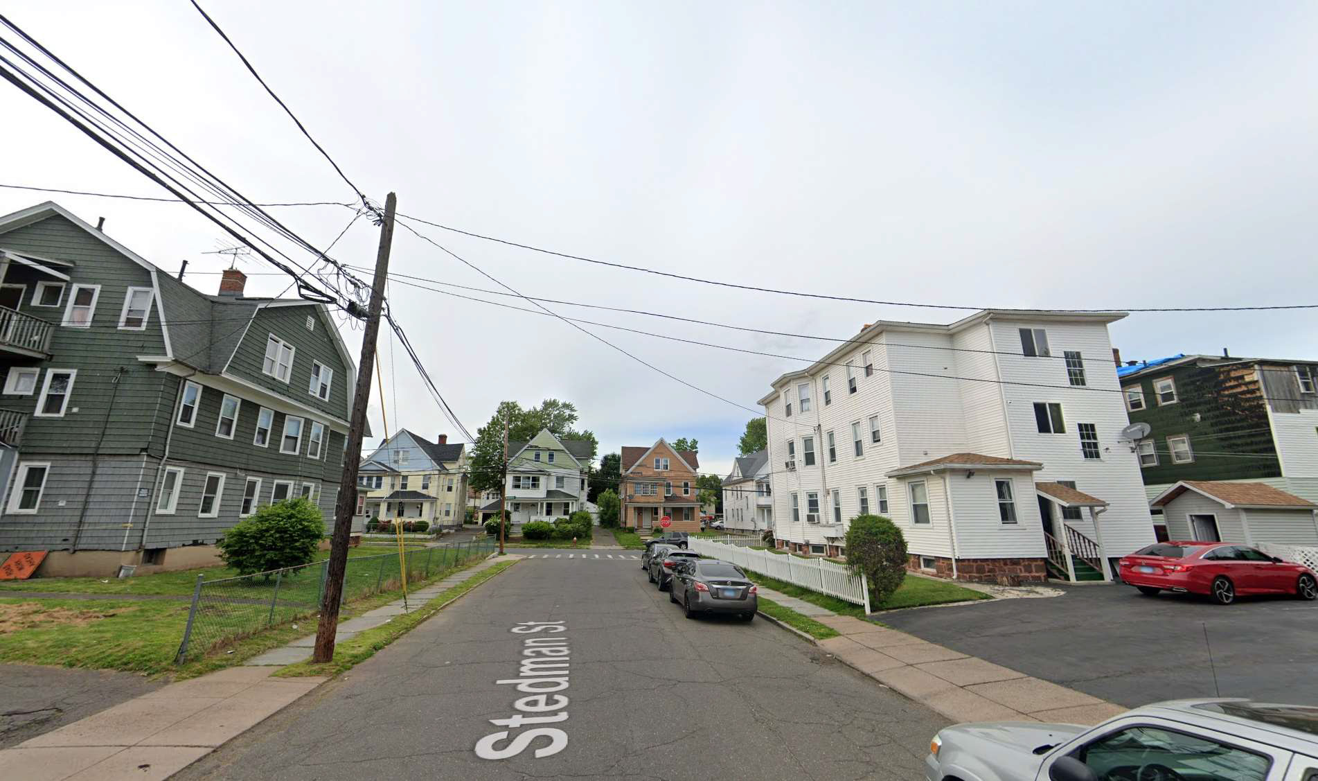 street view of very low opportunity neighborhood in Hartford, CT